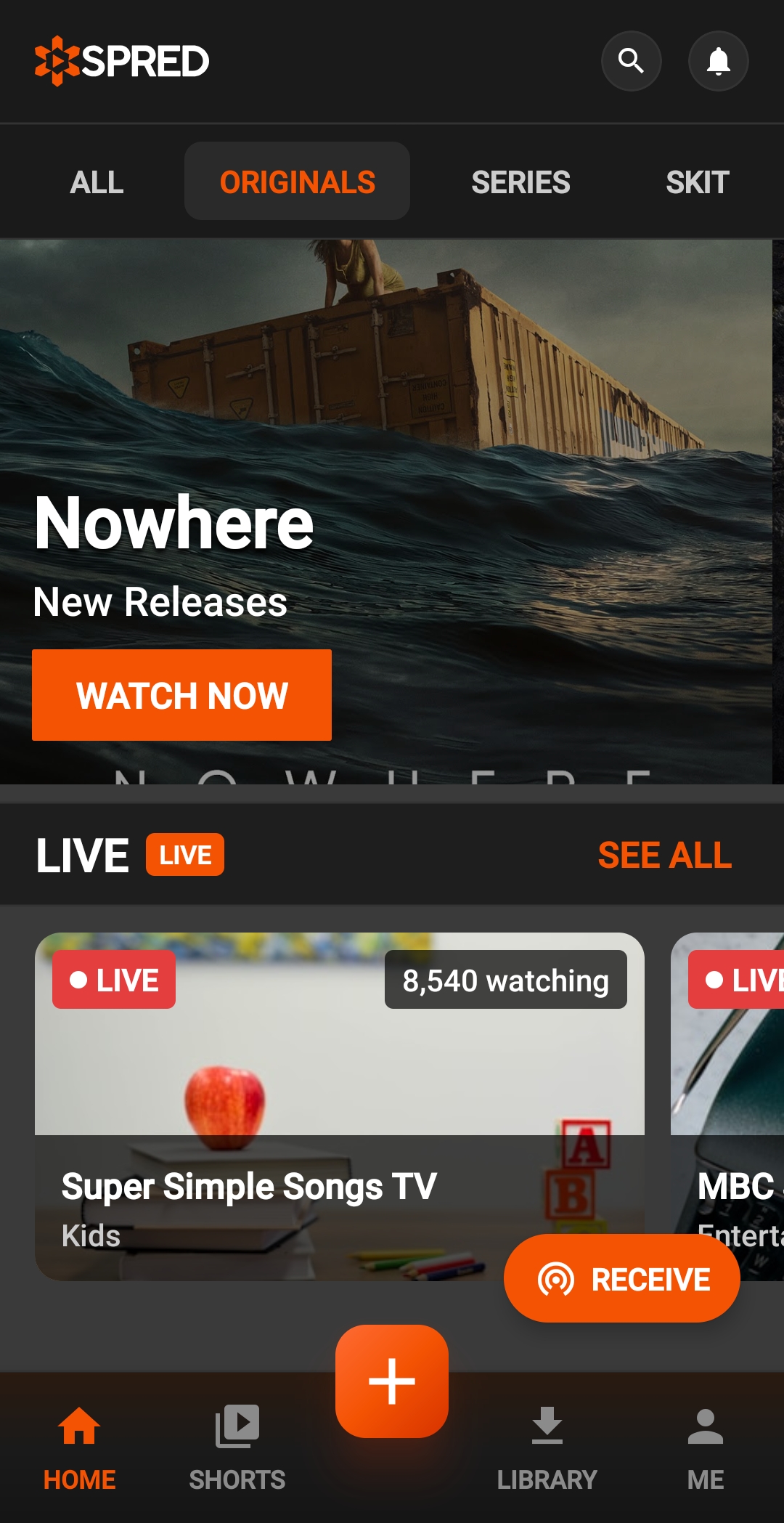 SPRED home with New Releases